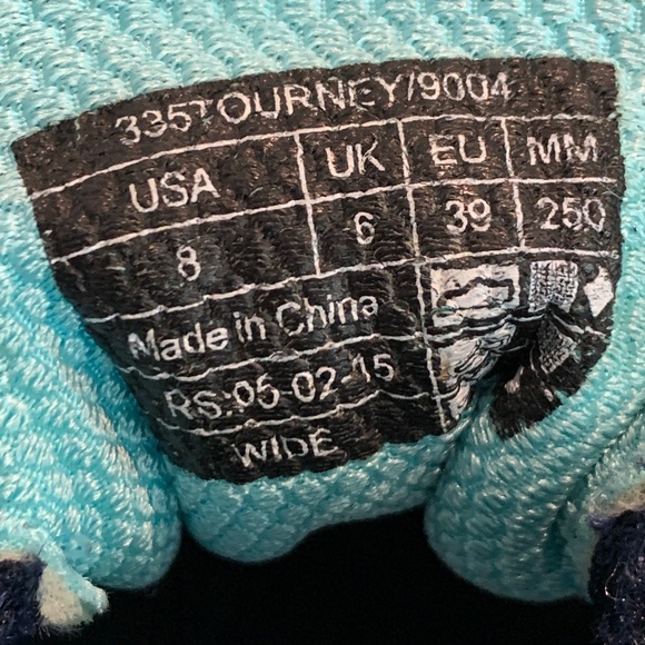 Vionic Women's 335 Tourney 9004 Blue/Teal Athletic Shoes - Size 8 W Sneakers - Picture 8 of 8